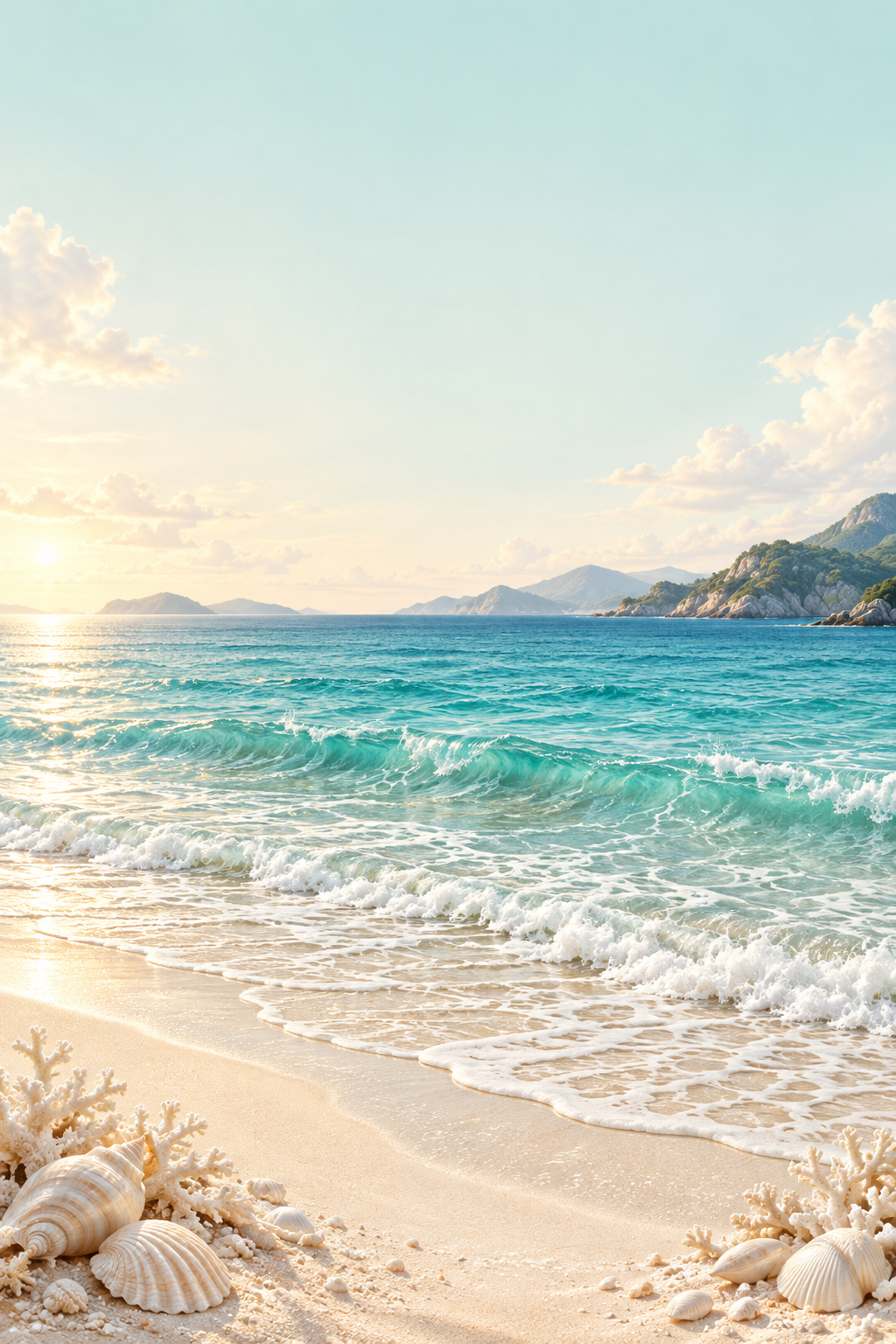 Ilustrasi undangan Ocean Serenade Signature